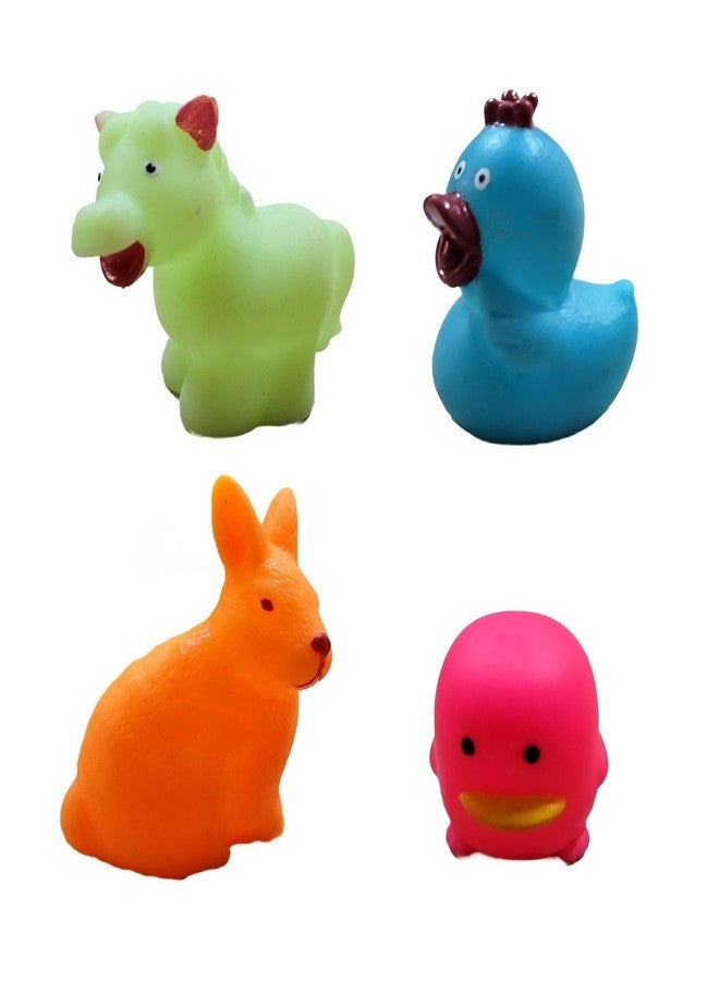 Globular 12 Piece Colorful Floating Animal Baby Creative Bath Toys for Kids Chu Chu Toys Swimming Water Toys Best Gift for Infant Little New Born Baby Toy Kids Squeeze Bath Toys for Babies Toddlers - Image 3